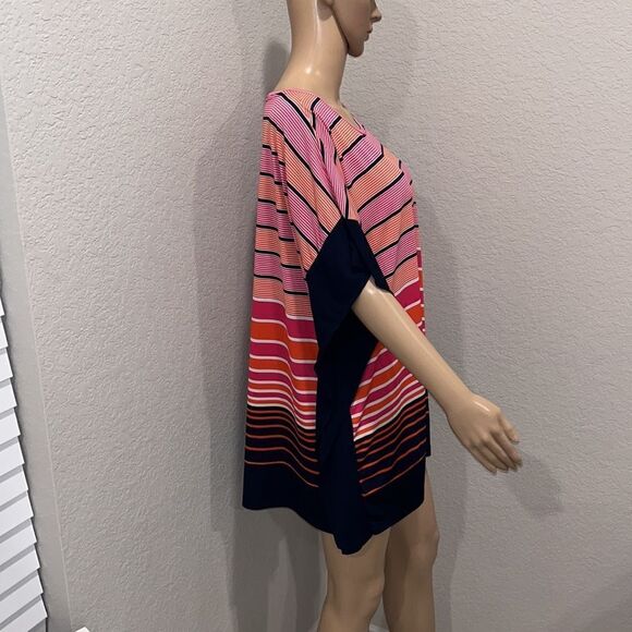 NWOT Michael Michael Kors multi colored striped sweater. - Picture 4 of 7